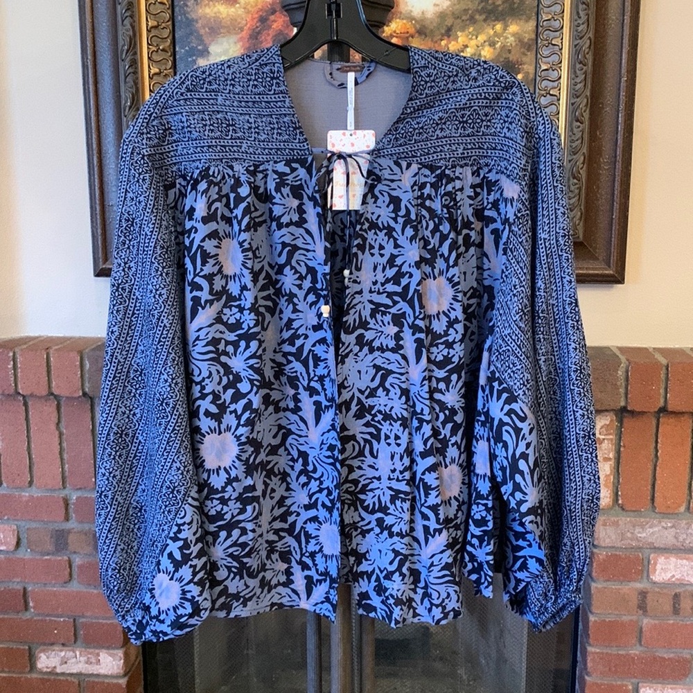 NWT Free People Short Floral Kimono Size Small